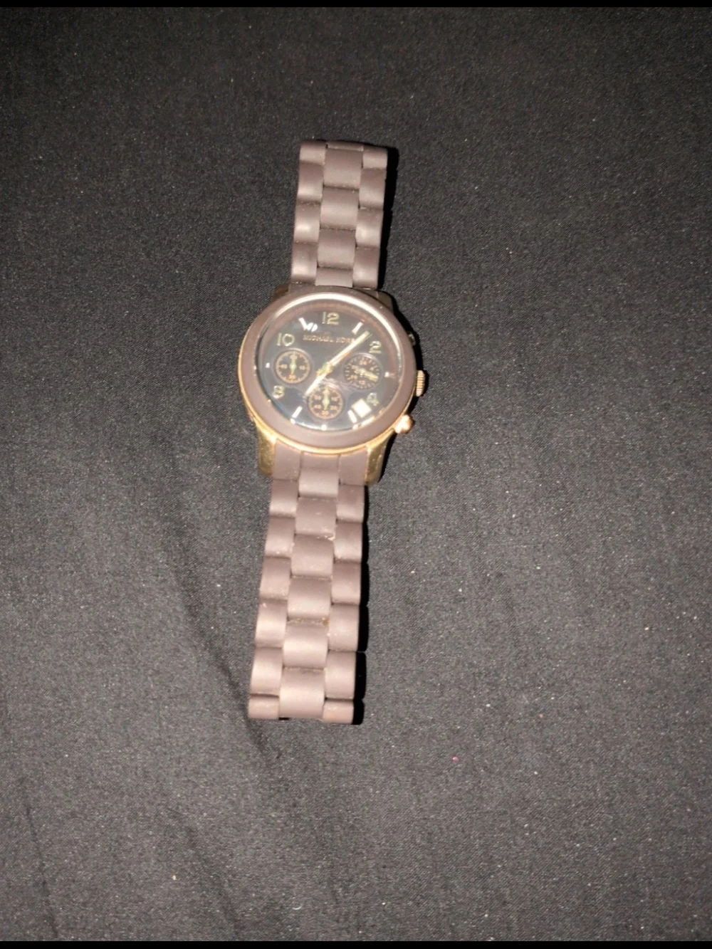 Michael Kors Men's Brown and Gold Chronograph Watch